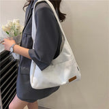 Canvas Shoulder Bag Crossbody Tote for Women
