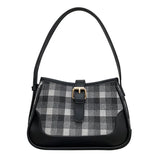 Plaid PU Leather Women's Shoulder Bag