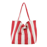 Corduroy Shoulder Bag for Women Handbag Female Shopper Tote Pocket