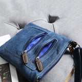 Vintage Denim Crossbody Bag Female Small Messenger Bags