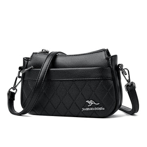 Sheepskin Leather Shoulder Bag Crossbody Handbag Zipper Sac A Main Femme