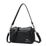 Sheepskin Leather Shoulder Bag Crossbody Handbag Zipper Sac A Main Femme