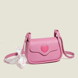 Women's PU Small Messenger Bag Sweet and Stylish