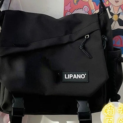 Anime Shoulder Bag for School Teens Crossbody Canvas Hip