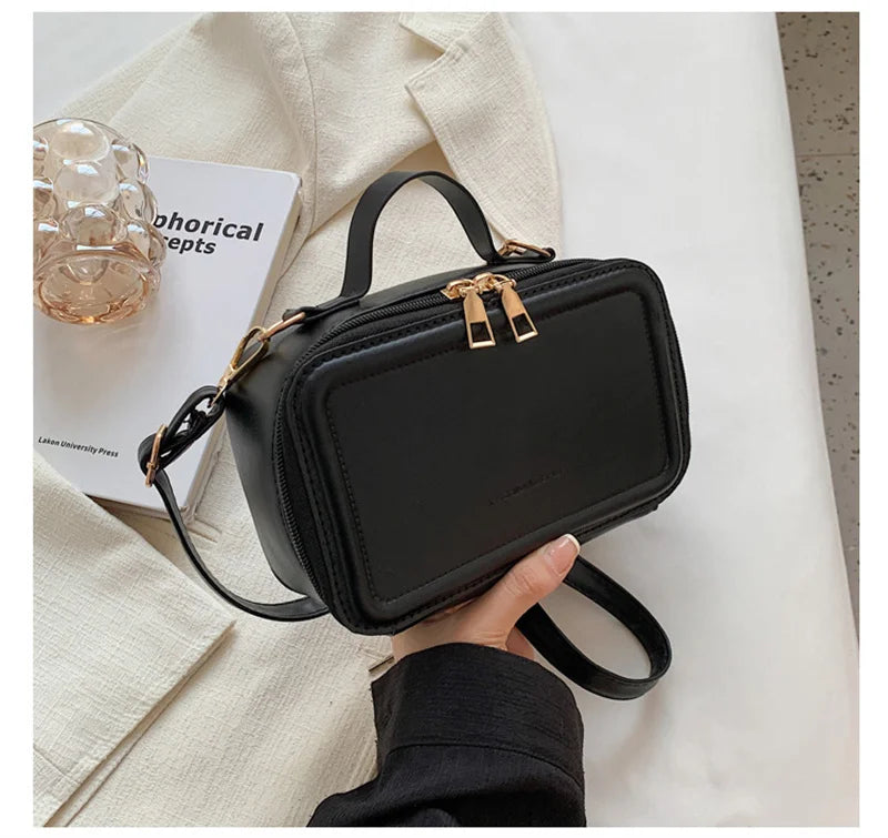 Women's Shoulder Bag Messenger Purse PU Leather Handbag Clutch