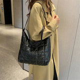 Large-capacity Cotton Padded Shoulder Handbag