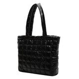 Nylon Shoulder Handbag for Women Large Capacity Solid Color