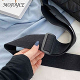 Shoulder Messenger Bag Cotton Padded Crossbody Handbag Rhombus Bear Pendant