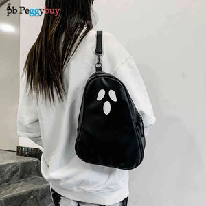 Devil Ghost Shoulder Messenger Bag Funny Satchel for Women