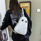 Devil Ghost Shoulder Messenger Bag Funny Satchel for Women