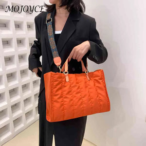 Large Capacity Women Messenger Bag Nylon Soft Portable for Travel