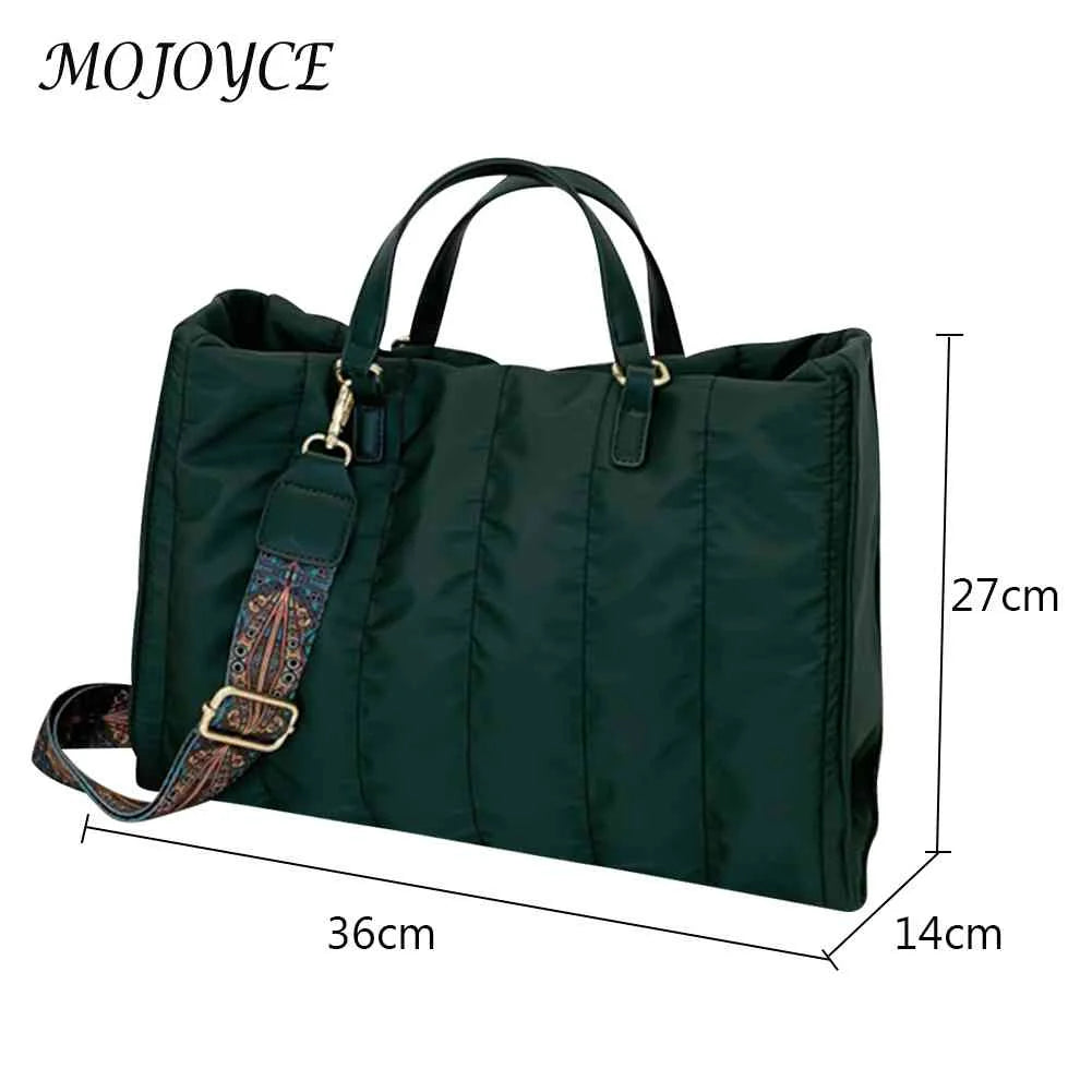 Large Capacity Women Messenger Bag Nylon Soft Portable for Travel