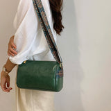 Barrel Shaped Handbags PU Leather Women's Handbags Female Shoulder Crossbody Bag