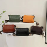 Barrel Shaped Handbags PU Leather Women's Handbags Female Shoulder Crossbody Bag