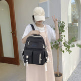 Canvas Backpack Large Capacity School Bag