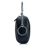Men's Soft Leather Key Holder with Keychain Ring