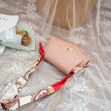 Small Square Chain Crossbody Bag Solid Color Shoulder Messenger Bag