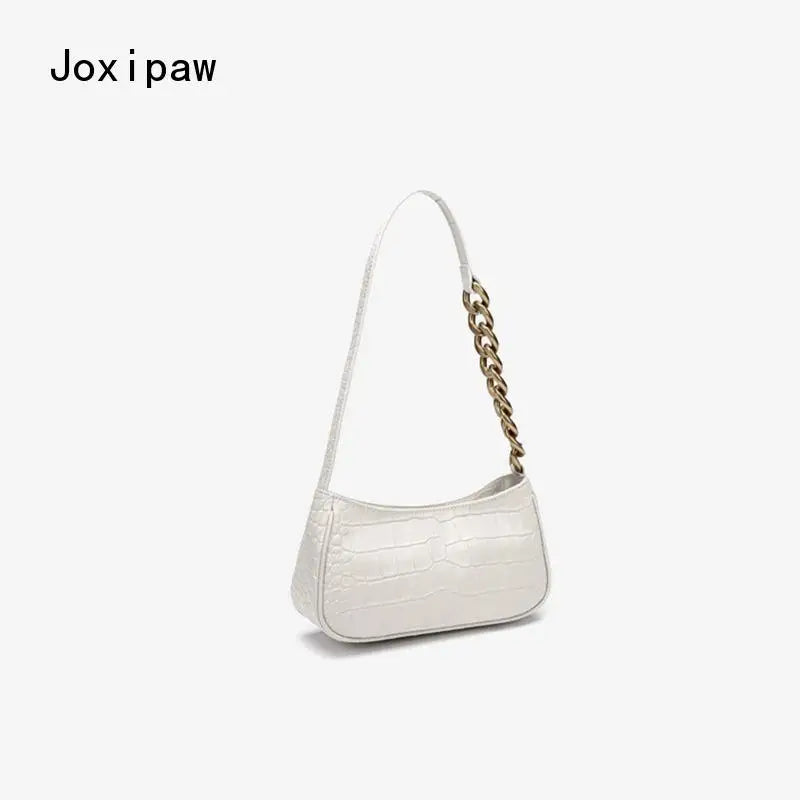 Shoulder Bag Women Vintage Chain Handbag Casual Underarm Bag