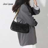 Shoulder Bag Women Vintage Chain Handbag Casual Underarm Bag