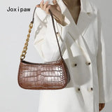 Shoulder Bag Women Vintage Chain Handbag Casual Underarm Bag