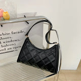 Rhombus Indentation Totes Bag Women's Autumn Winter Handbag