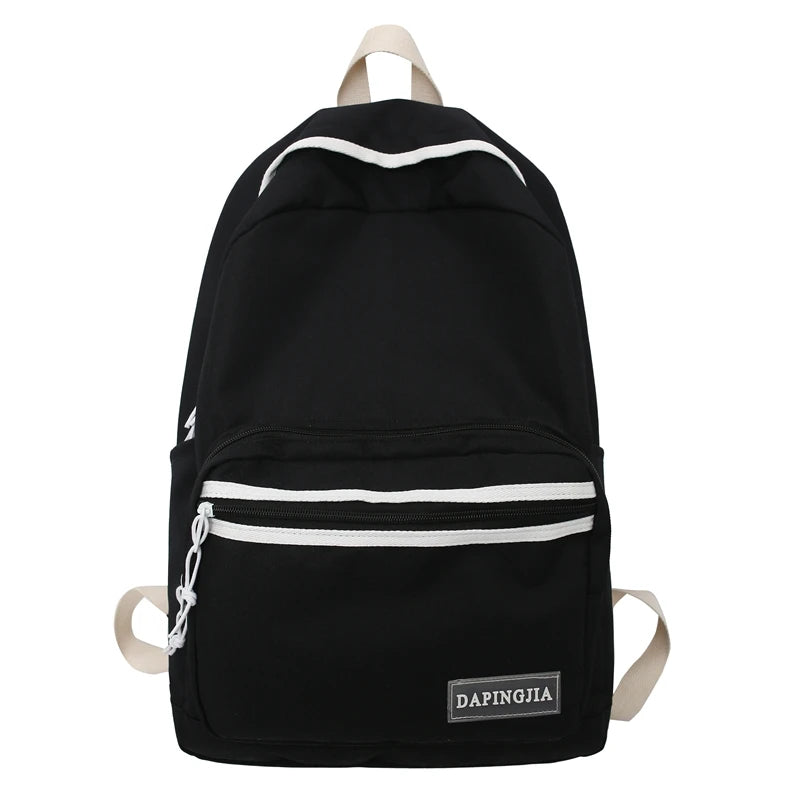 Solid Women Backpack Waterproof Oxford Large Capacity Shoulder Bags