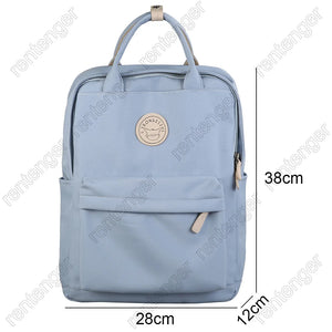 Girls Waterproof Schoolbag Large Capacity Notebook Backpack