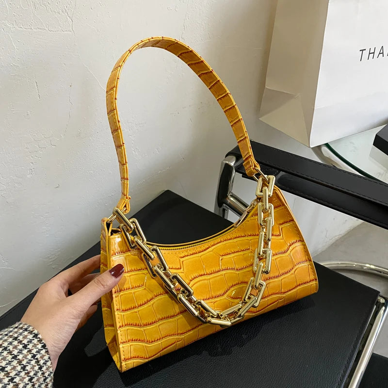 Plaid PU Leather Women's Underarm Shoulder Bag