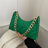 Plaid PU Leather Shoulder Bags for Women
