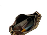 Plaid PU Leather Armpit Handbag for Women