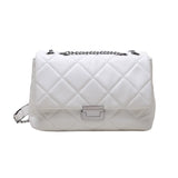 Chain Crossbody Bag Large Capacity PU Leather Messenger All-match