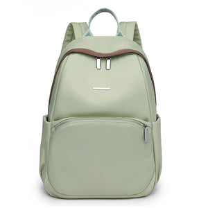 Women's Nylon Backpack Large Capacity Travel Shoulder Bag