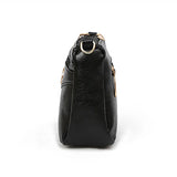 Women's Small PU Leather Messenger Bag Shoulder Crossbody Clutch