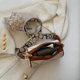 Women's Small PU Leather Crossbody Bag Solid Shoulder Clutch