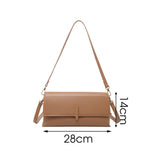 Small Messenger Bag PU Leather Crossbody Clutch