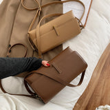 Small Messenger Bag PU Leather Crossbody Clutch