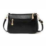 Women's Small PU Leather Messenger Bag Shoulder Crossbody Clutch