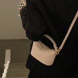 Women's Handbag Litchi Texture Ladies Shoulder Crossbody Small Bag