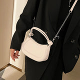Women's Shoulder Bag Letter Crossbody Purse Solid Female Tote Messenger