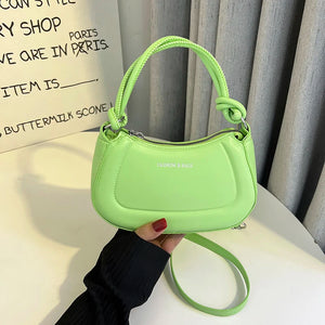 Women's Shoulder Bag Letter Crossbody Purse Solid Female Tote Messenger