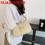 Women's Underarm Bags Zipper Handbag Casual Shoulder Bag