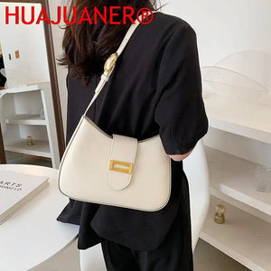 Women's Underarm Bags Zipper Handbag Casual Shoulder Bag