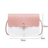 Women's Crossbody Bag Solid Shoulder Messenger Lady Pendant