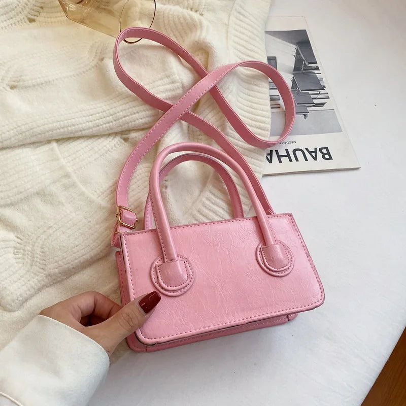 Women's PU Leather Crossbody Bag Shoulder Messenger Bag