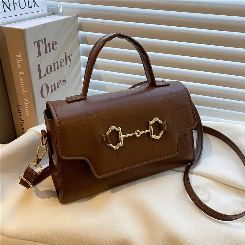 Women's PU Leather Crossbody Bag Shoulder Messenger Solid