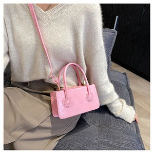 Women's PU Leather Crossbody Bag Shoulder Messenger Bag