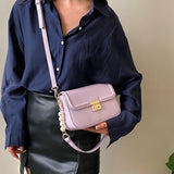 Women's Single Shoulder PU Leather Handbag Clutch Bag