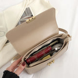 Women's Single Shoulder PU Leather Handbag Clutch Bag