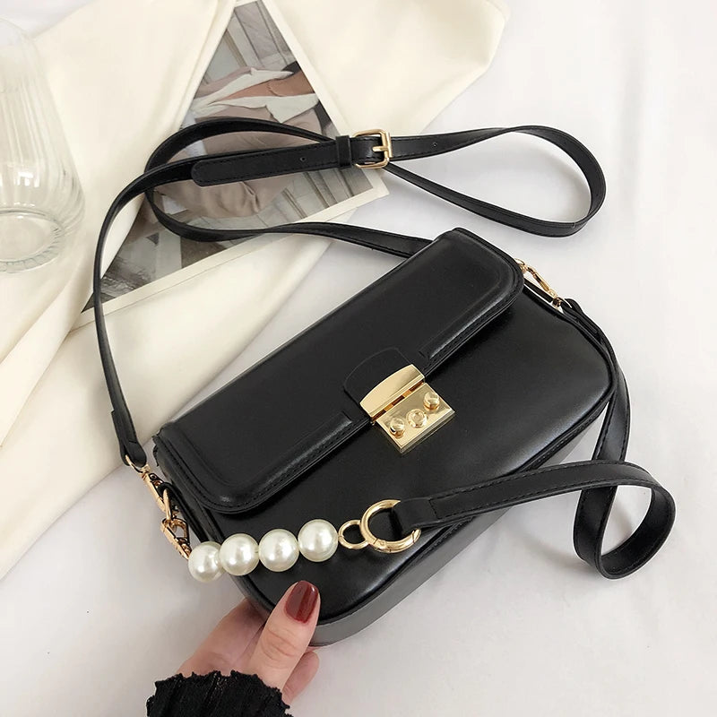 Women's Single Shoulder PU Leather Handbag Clutch Bag