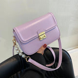 Women's Single Shoulder PU Leather Handbag Clutch Bag